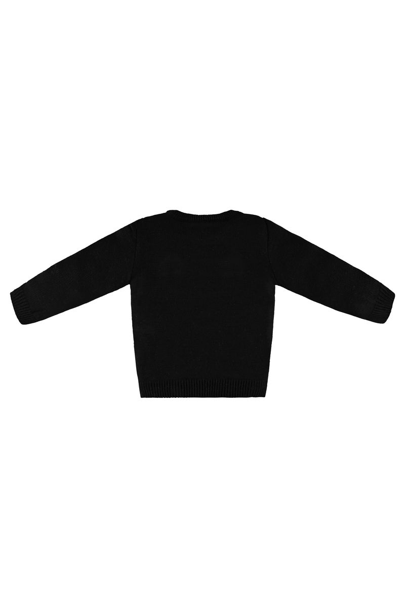 Up-Baby---Blusao-Infantil-Feminino-em-Tricot-Preto