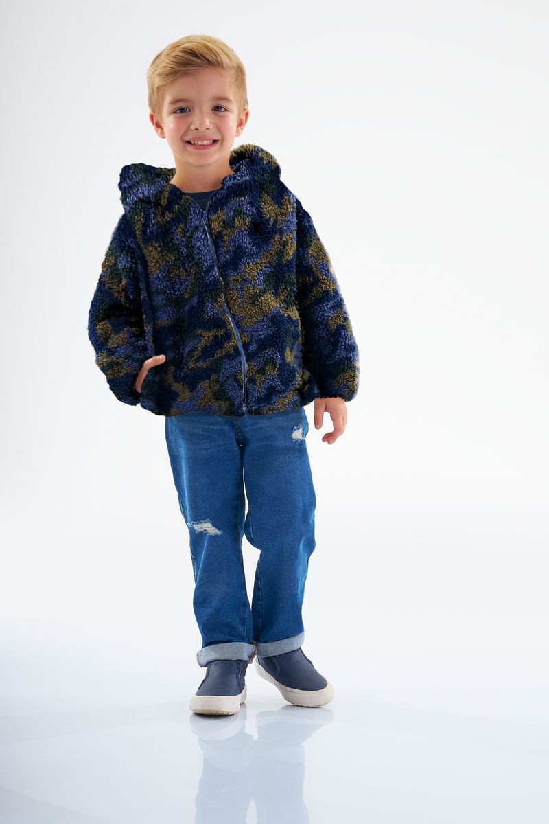Up-Baby---Jaqueta-Infantil-Masculina-em-Pelo-Sintetico-Azul-escuro