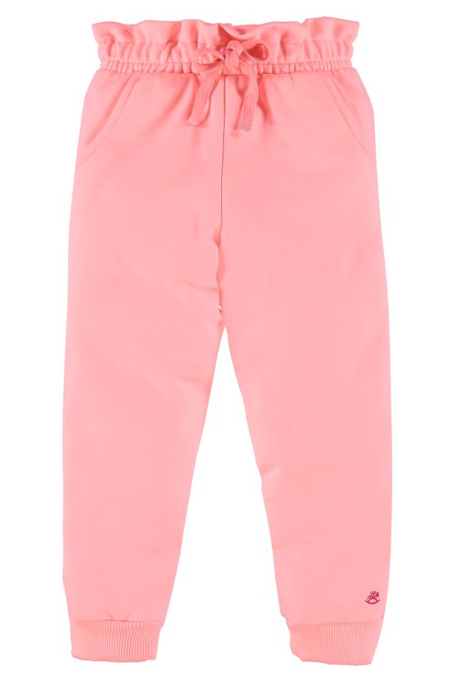 Calça de Moletom Infantil Feminina (Rosa Pink) Up Baby