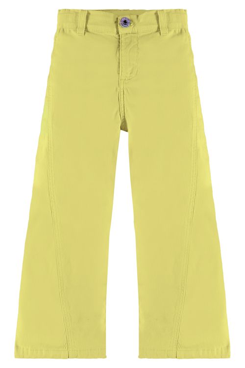 Calça em Sarja Infantil Feminina (Amarelo Claro) Up Baby