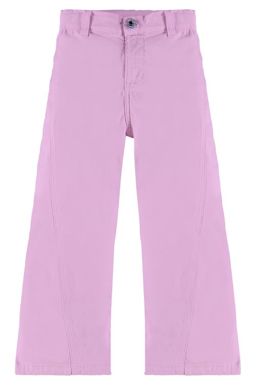 Calça em Sarja Infantil Feminina (Roxo) Up Baby