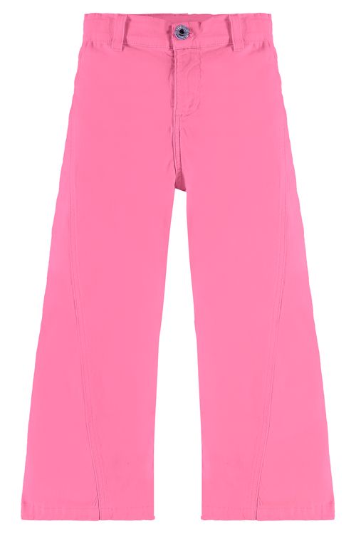 Calça em Sarja Infantil Feminina (Rosa Pink) Up Baby