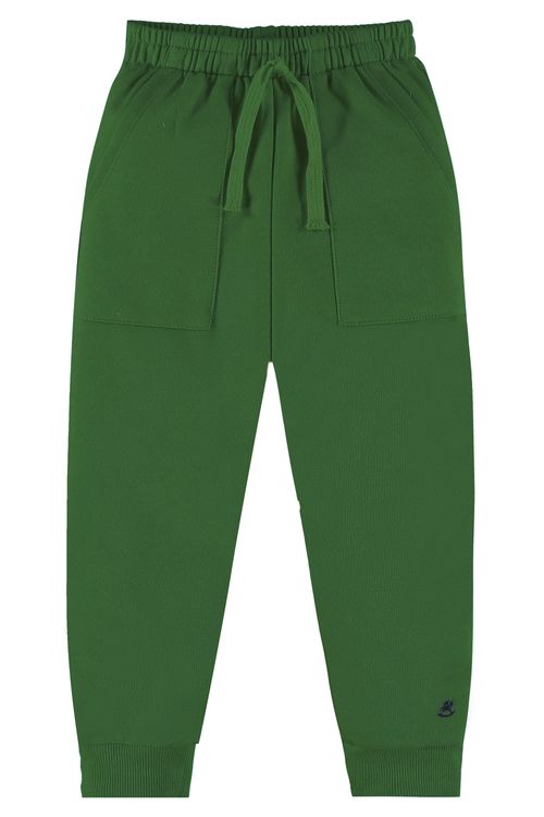 Calça Infantil Masculina em Moletom (Verde) Up Baby