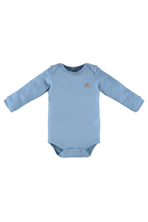 Body Básico Manga Longa Bebê (Azul) Up Baby