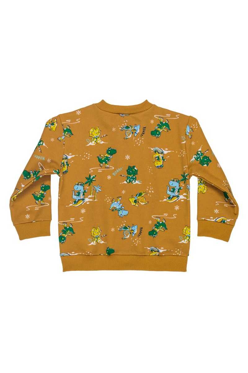 Bee-Loop---Conjunto-para-Bebe-Menino-com-Jaqueta-e-Calca-de-Moletom-Laranja