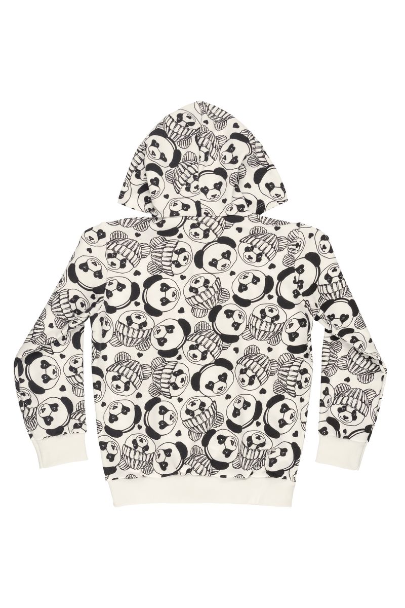 Bee-Loop---Jaqueta-Infantil-para-Meninas-em-Moletom-Bege