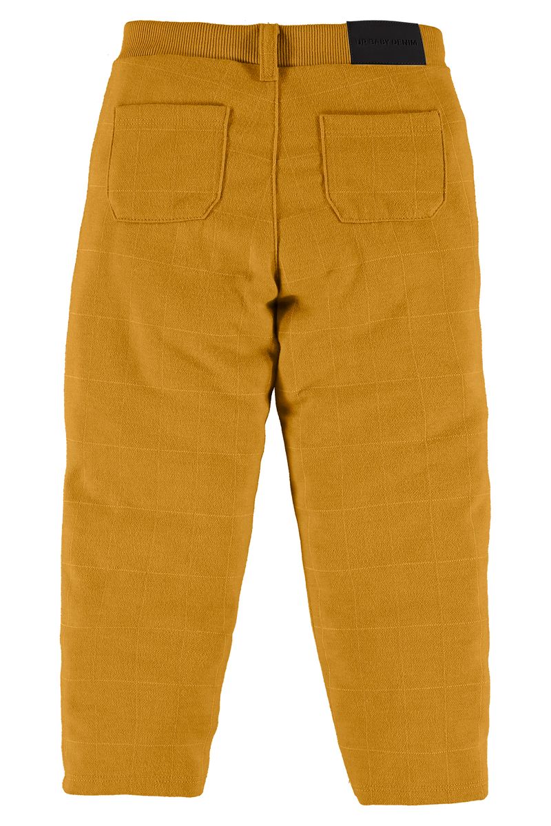 Up-Baby---Calca-Xadrez-Infantil-Masculina-Amarelo-Escuro