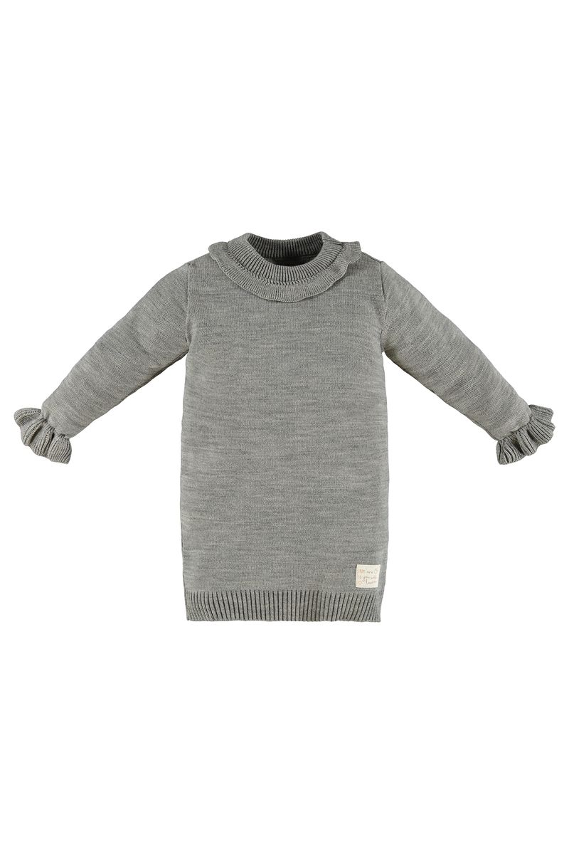 Up-Baby---Vestido-Infantil-em-Tricot--Cinza-