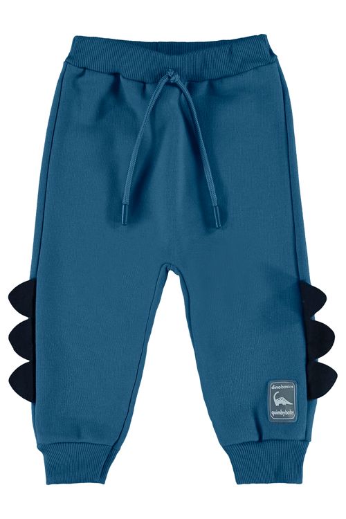 Calça Básica Bebê em Moletom (Azul) Quimby