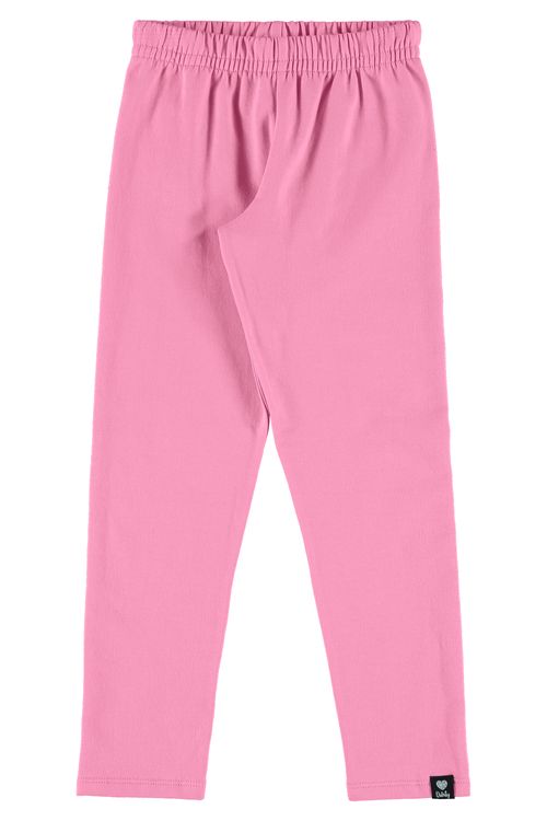 Legging Básica Infantil em Molecotton (Rosa) Quimby