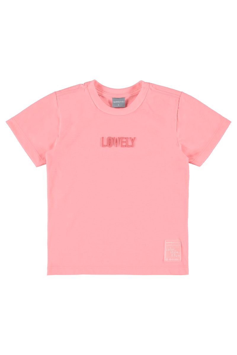 Quimby---Camiseta-Infantil-Meia-Malha-Rosa