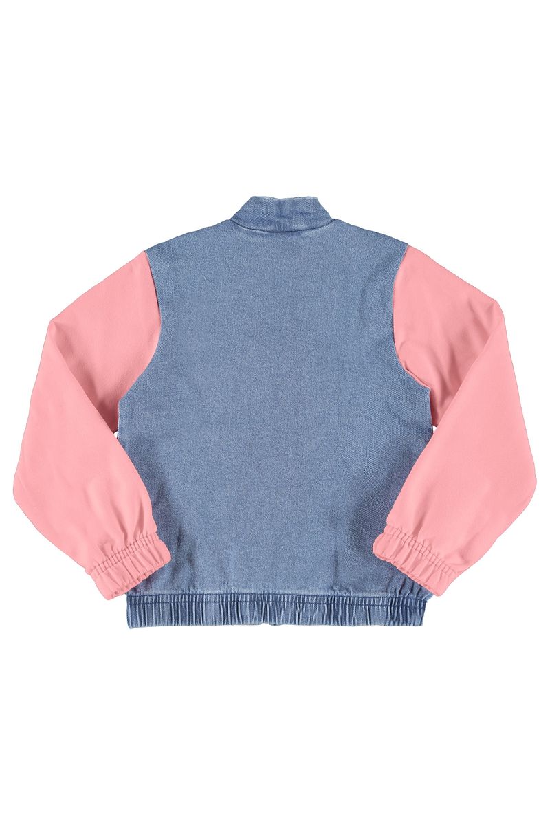 Quimby---Jaqueta-Jeans-com-Mangas-em-Moletom-Infantil-Azul
