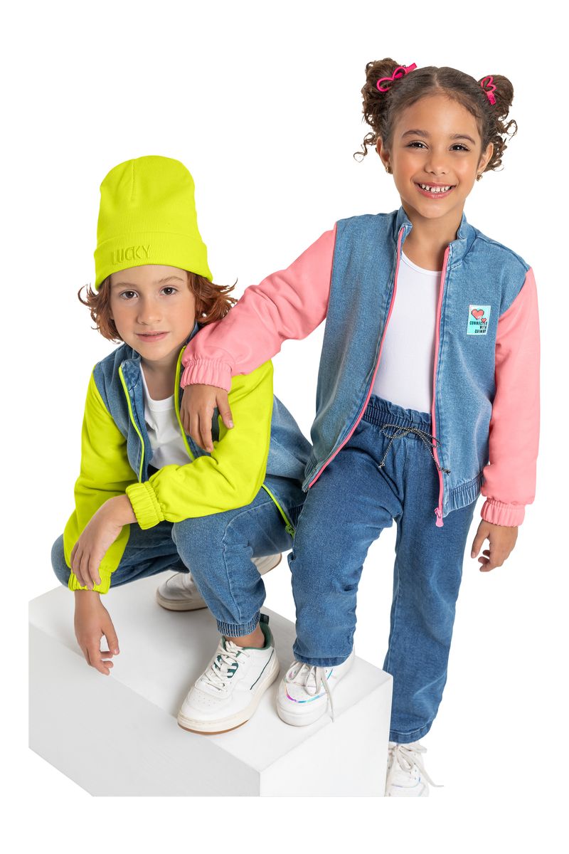 Quimby---Jaqueta-Jeans-com-Mangas-em-Moletom-Infantil-Azul