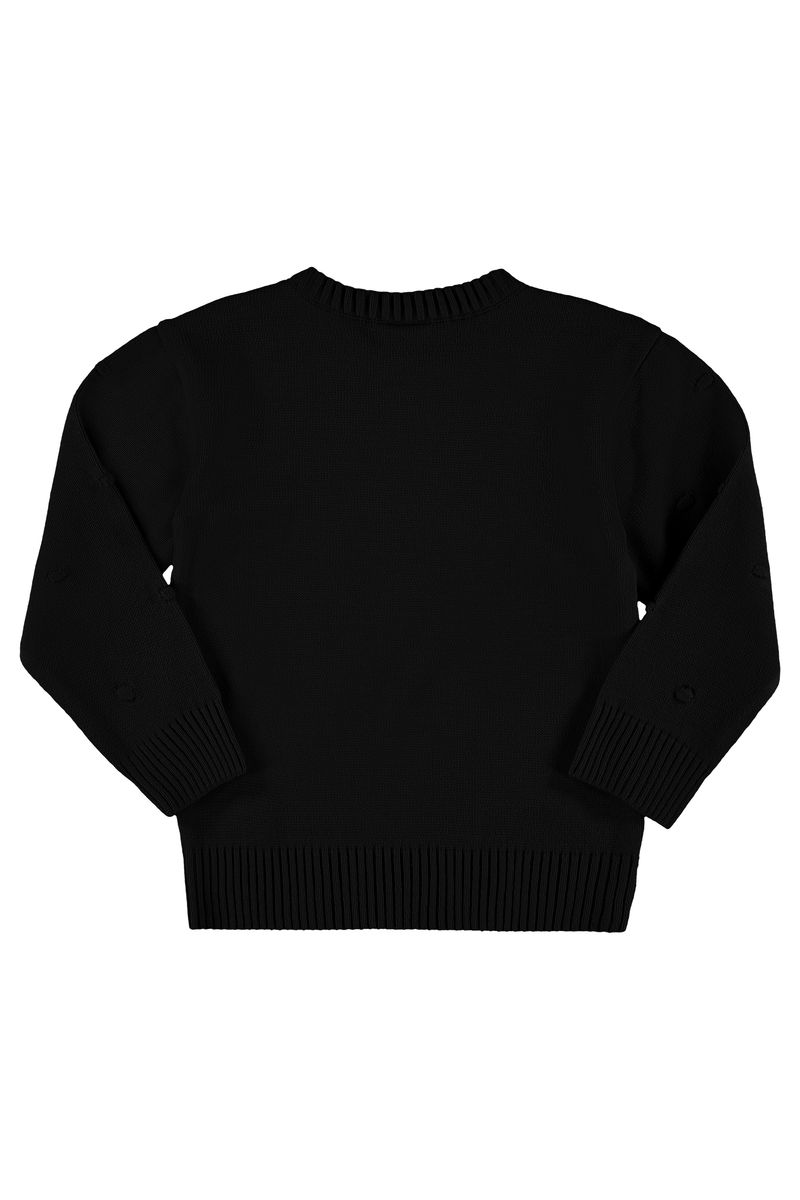 Quimby---Blusao-Manga-Longa-em-Tricot-Menina-Preto
