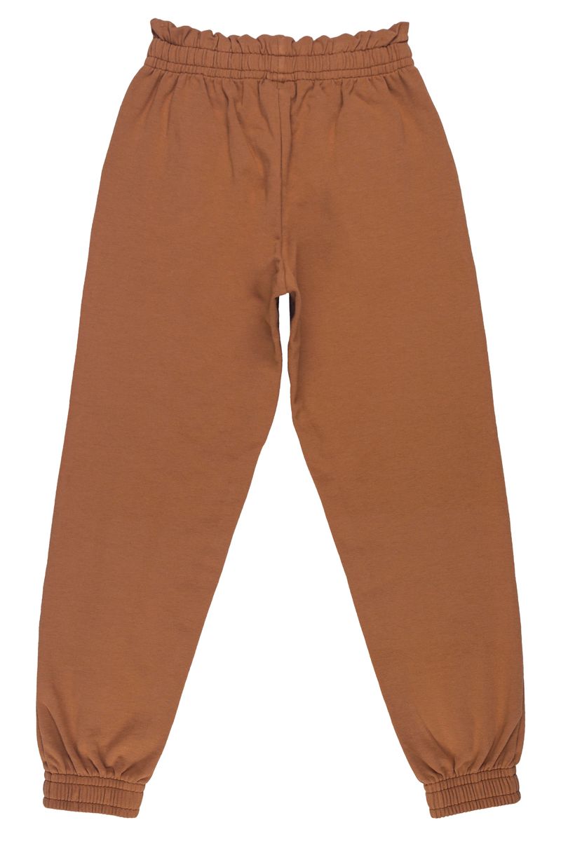 Gloss---Calca-Clochard-em-Moletom-Juvenil-para-Menina-Marrom