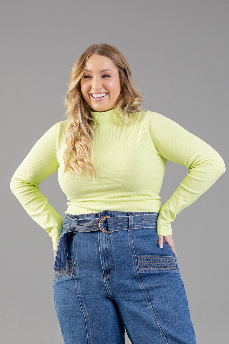 Just-Basic---Blusa-Basica-Manga-Longa-Feminina-Adulto-Verde