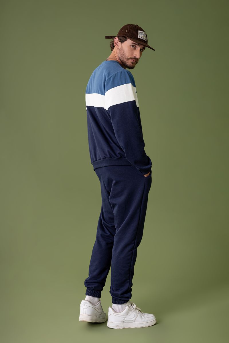 The-Philippines---Blusao-Masculino-em-Moletom-Tricolor-Azul