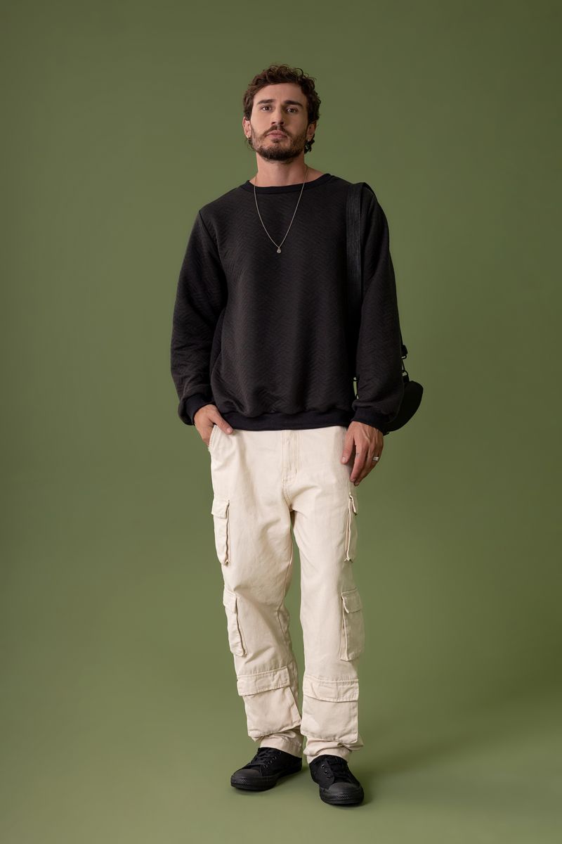 The-Philippines---Blusao-Matelasse-Casual-Masculino-Preto