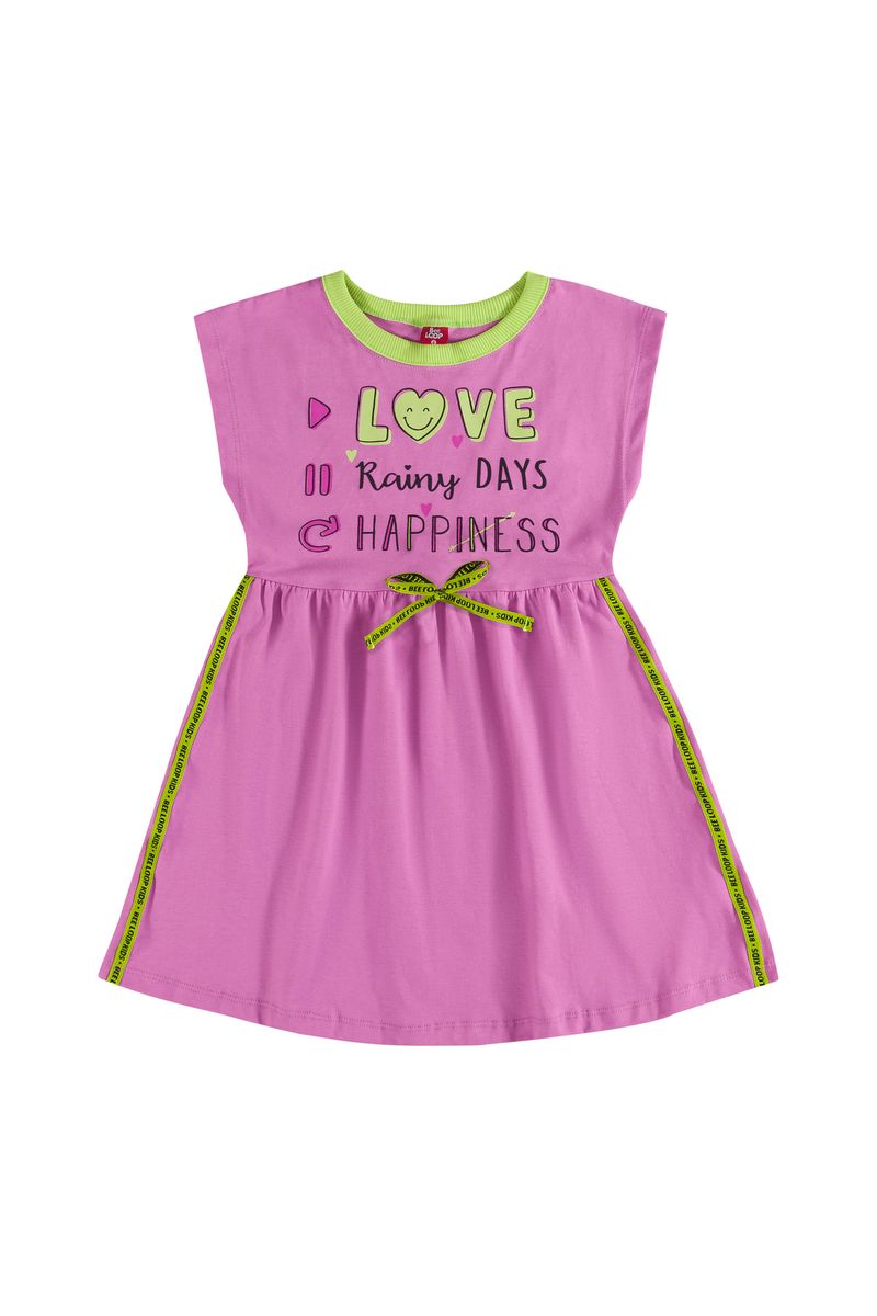 Vestido-Play-Love-Infantil-em-Meia-Malha--Roxo--Bee-Loop