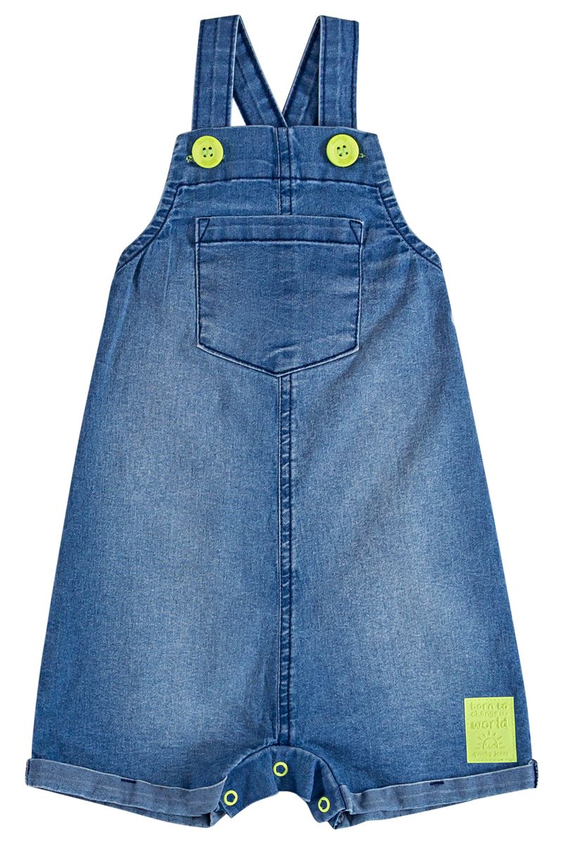 Jardineira-em-Jeans-com-Elastano-para-Bebe-Menino--Azul--Quimby