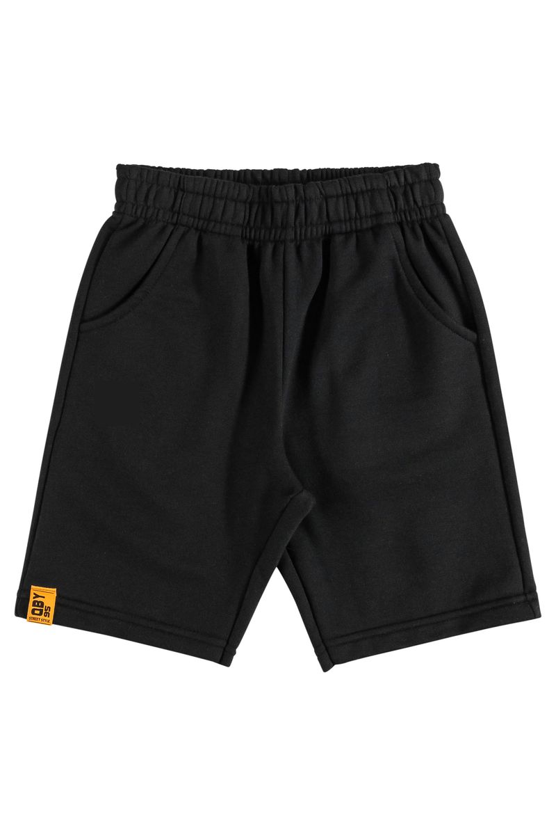 Bermuda-Infantil-Basica-em-Moletom--Preto--Quimby