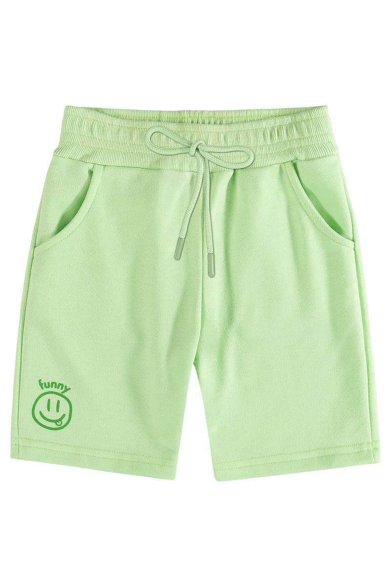 Bermuda-Basica-Emoji-em-Moletom-Infantil-Unissex--Verde--Quimby