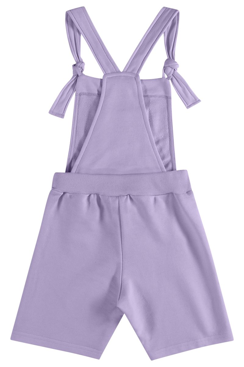 Jardineira-Emoji-em-Moletom-Infantil-Unissex--Roxo--Quimby