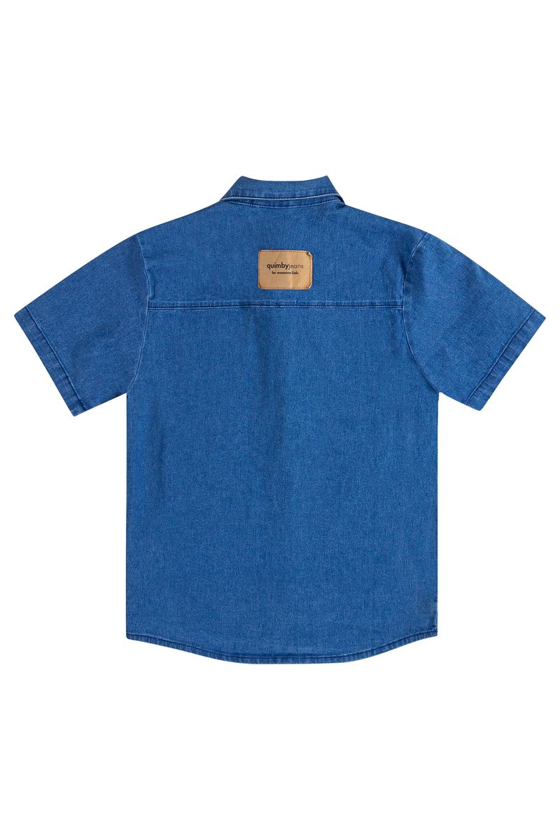Camisa-Jeans-Infantil-para-Menino--Azul--Quimby