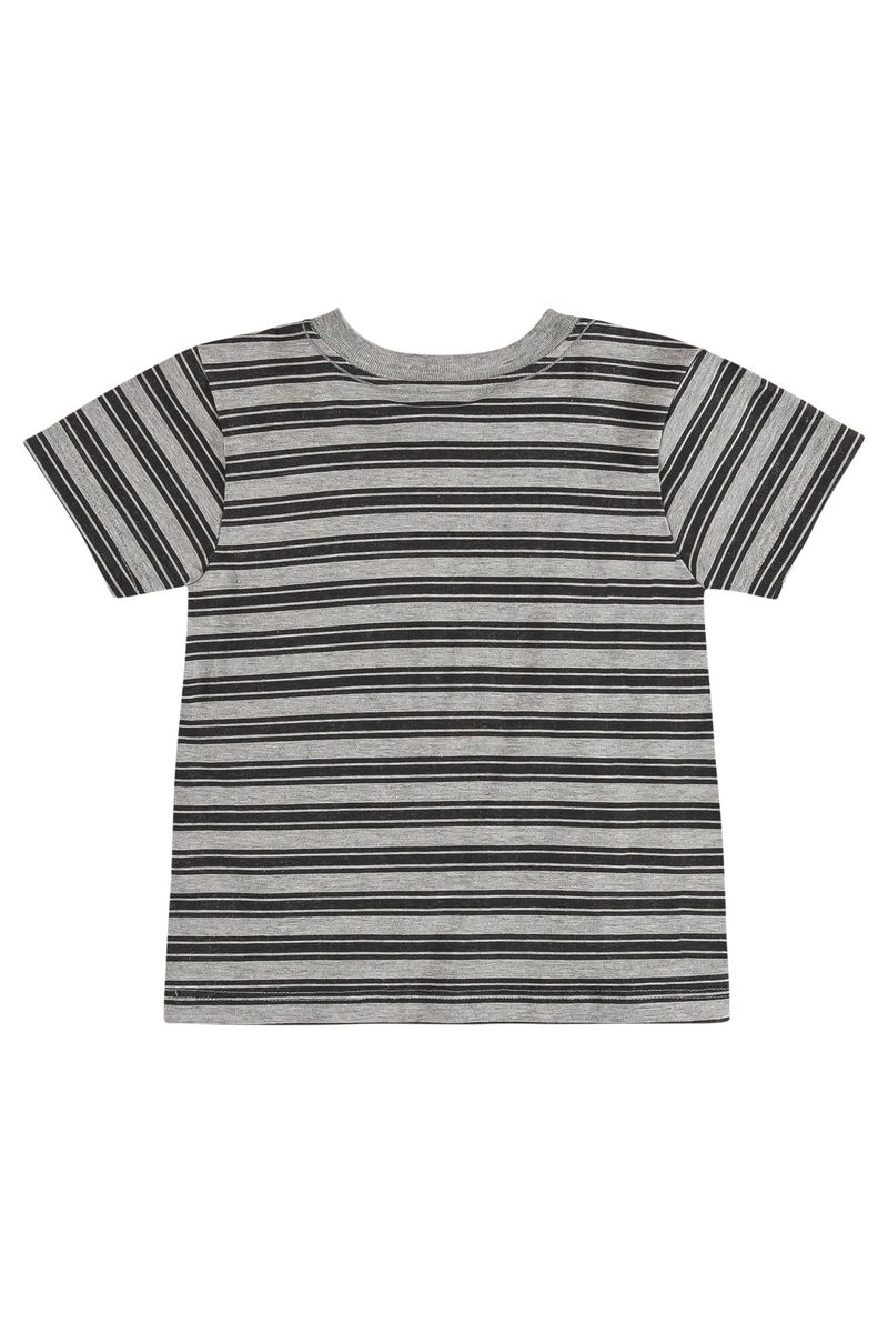 Camiseta-em-Meia-Malha-e-Bermuda-em-Moletom-para-Bebes-Menino--Cinza--Quimby