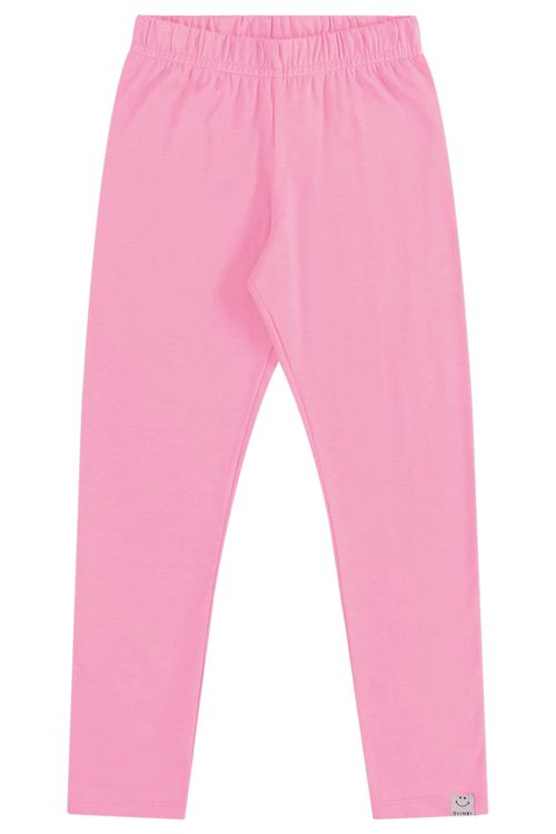 Legging Infantil Básica em Cotton (Rosa) Quimby