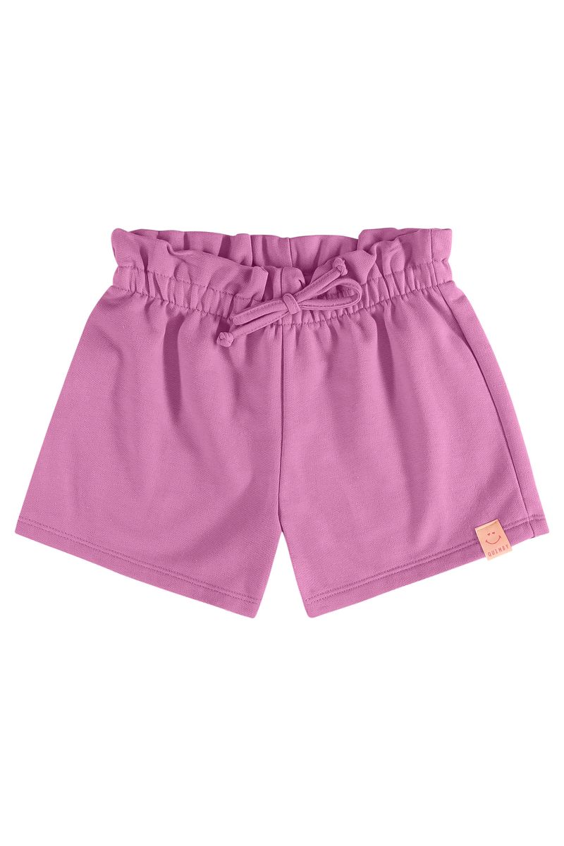 Short-Basico-Infantil-Feminino-em-Moletom--Roxo--Quimby