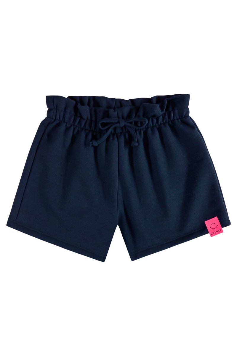 Short-Basico-Infantil-Feminino-em-Moletom--Azul--Quimby