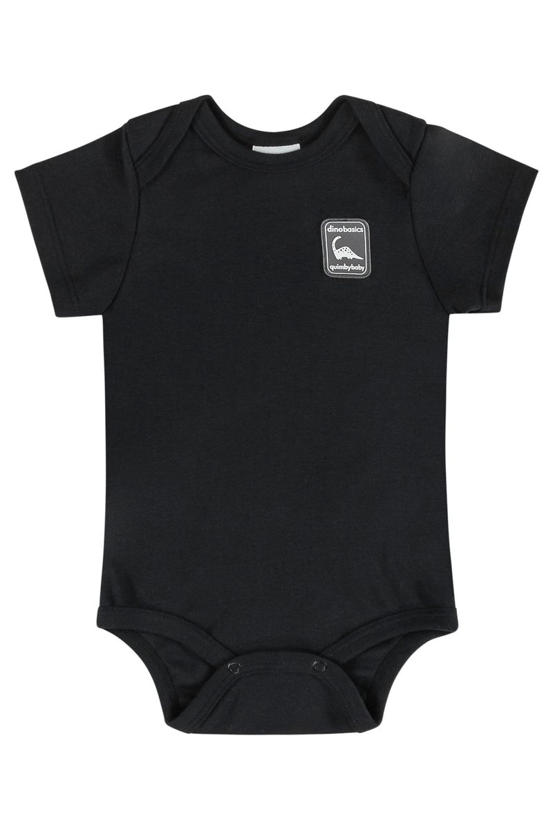 Body-Curto-Basico-Unissex-para-Bebe-em-Ribana--Preto--Quimby