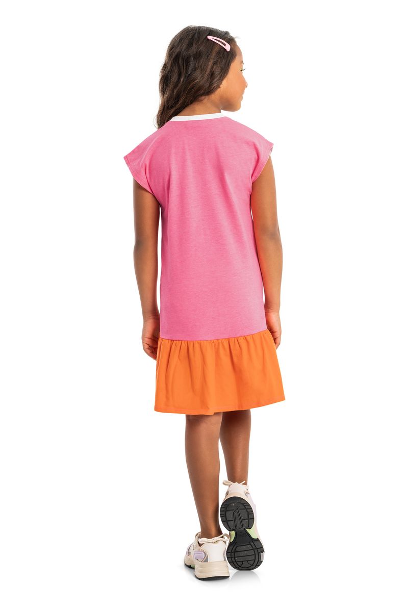 Vestido-Infantil-em-Meia-Malha--Rosa--Gloss