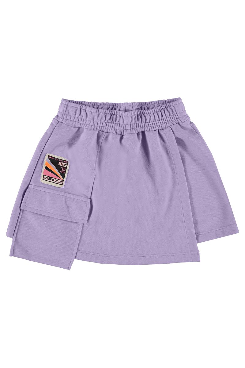 Short-Saia-Juvenil-em-Moletom--Roxo--Gloss