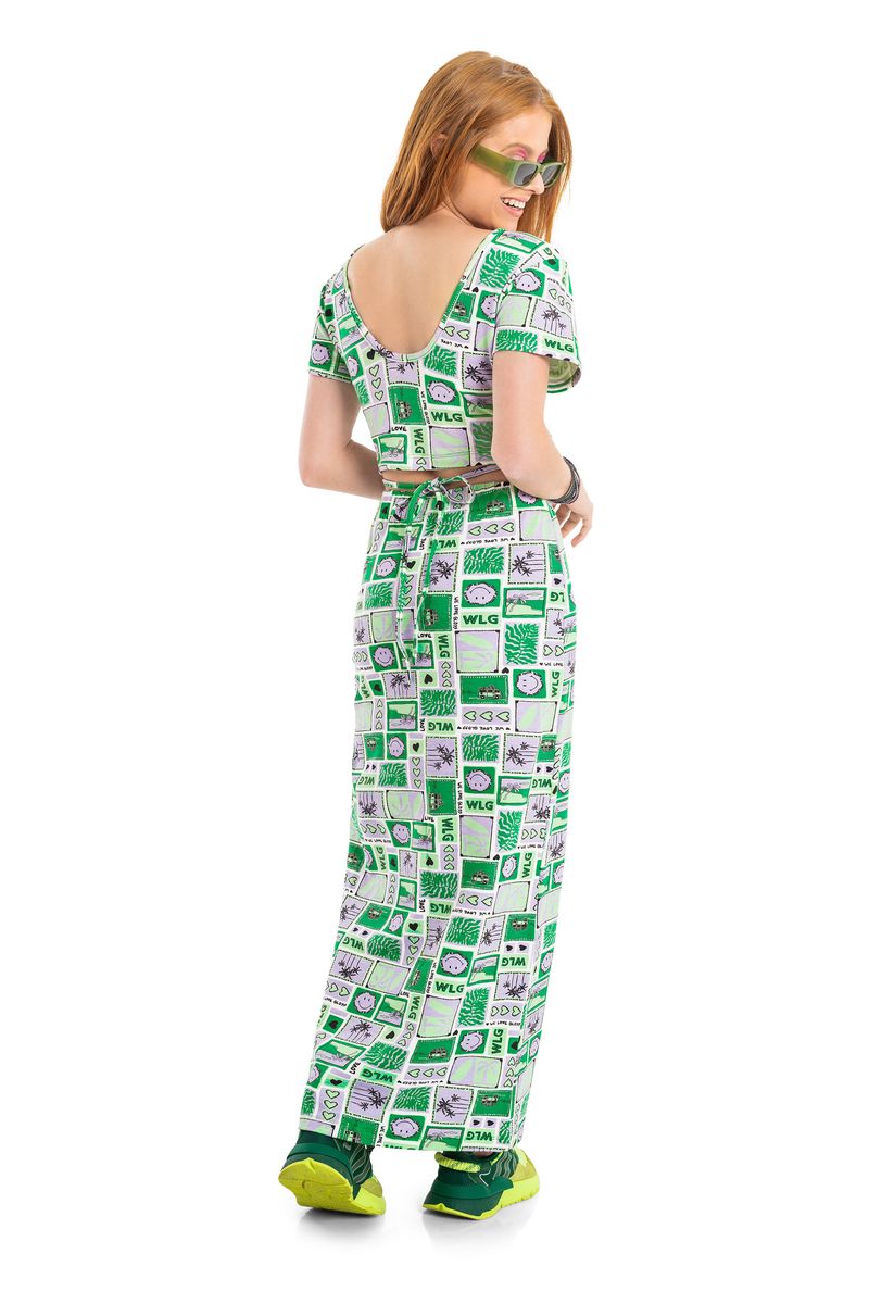Conjunto-com-Blusa-Cropped-e-Saia--Verde--Gloss