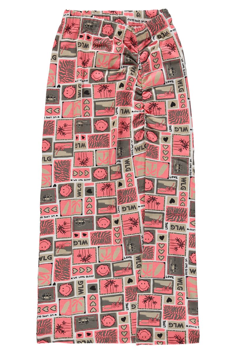 Conjunto-com-Blusa-Cropped-e-Saia--Rosa--Gloss
