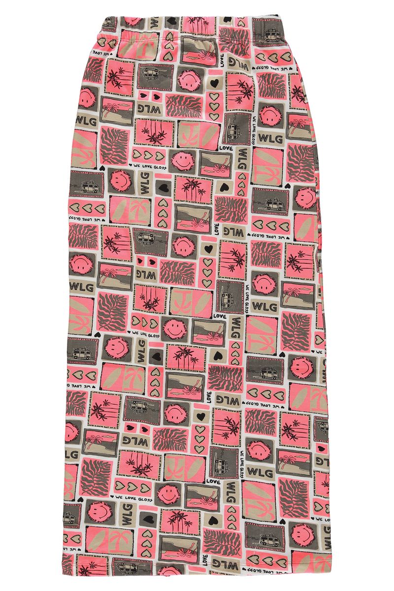 Conjunto-com-Blusa-Cropped-e-Saia--Rosa--Gloss
