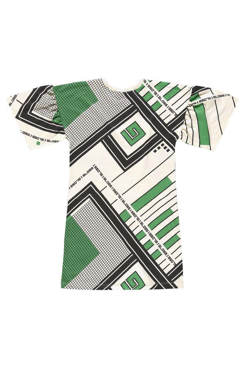 Vestido-Juvenil-de-Mangas-Curtas-em-Moletom--Bege--Gloss