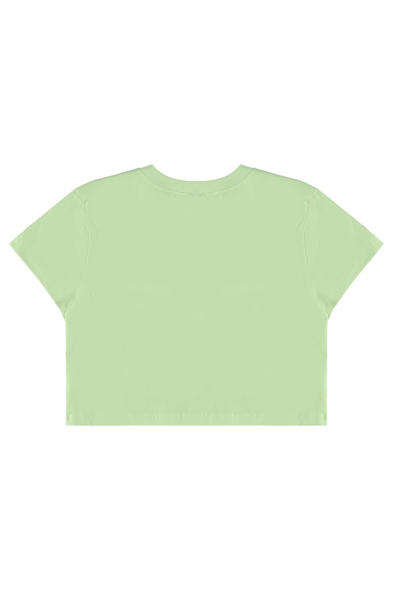 Blusa-Cropped-Manga-Curta-em-Meia-Malha--Verde--Gloss