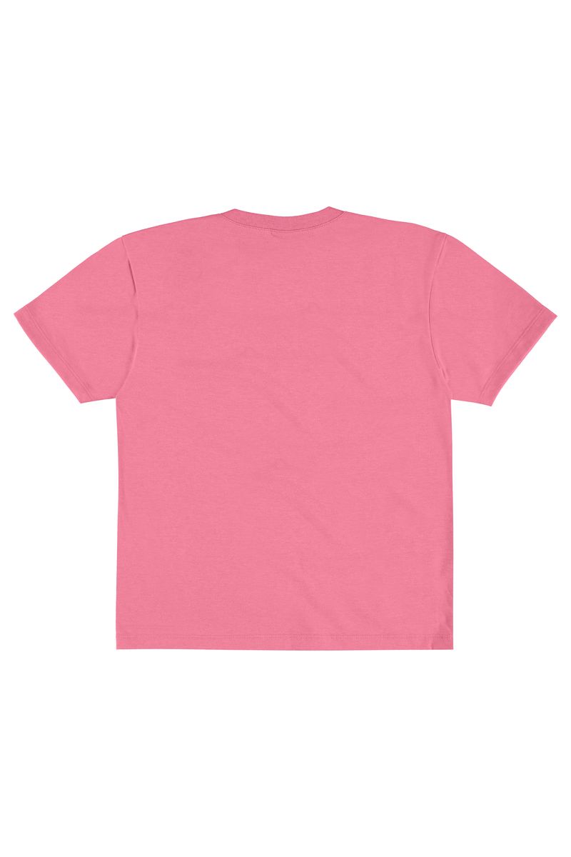 Camiseta-Basica-Oversize-Juvenil-Feminina-com-Manga-Curta--Rosa-Pink--Gloss