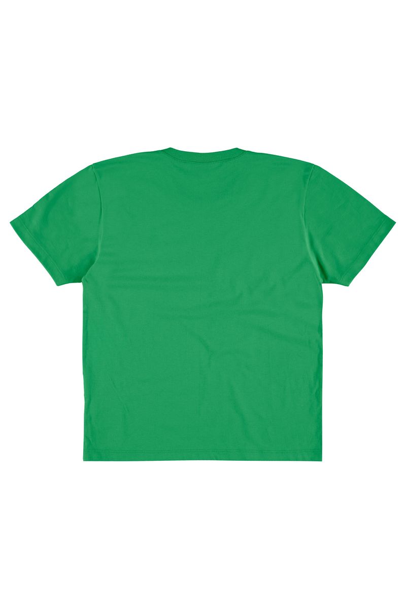 Camiseta-Basica-Oversize-Juvenil-Feminina-com-Manga-Curta--Verde--Gloss