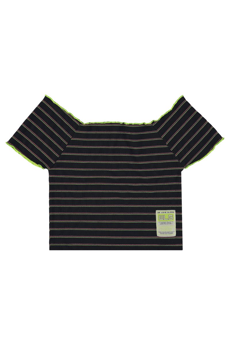 Top-Cropped-Juvenil-em-Malha-Lastex--Preto--Gloss