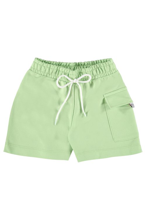 Short Juvenil Básico em Moletom (Verde) Gloss