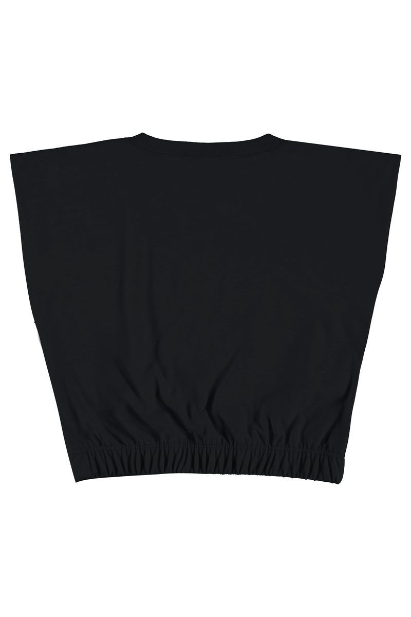 Blusa-Cropped-Manga-Curta-Juvenil-Feminina--Preto--Gloss