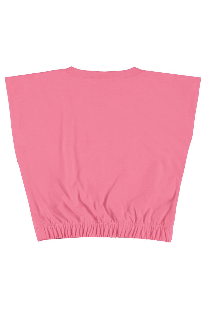 Blusa-Cropped-Manga-Curta-Juvenil-Feminina--Rosa-Pink--Gloss