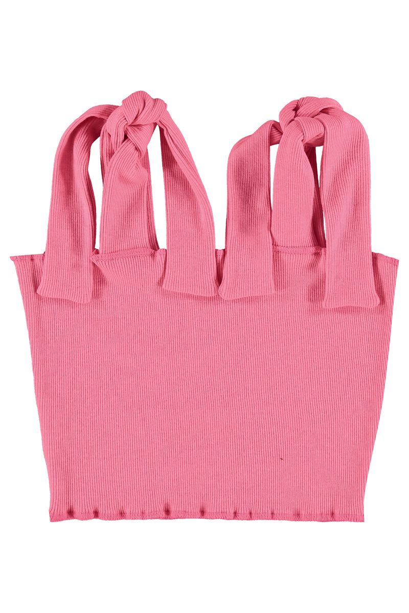 Top-Cropped-Basico-Juvenil-em-Ribana--Rosa-Pink--Gloss
