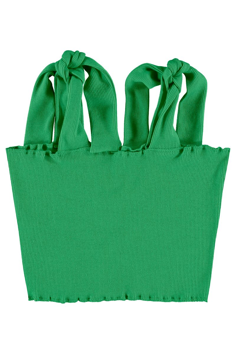 Top-Cropped-Basico-Juvenil-em-Ribana--Verde--Gloss
