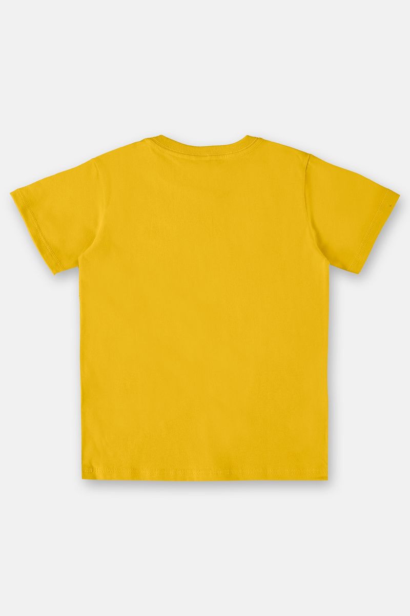 Camiseta-Manga-Curta-Basica-de-Menino--Amarelo--Up-Baby