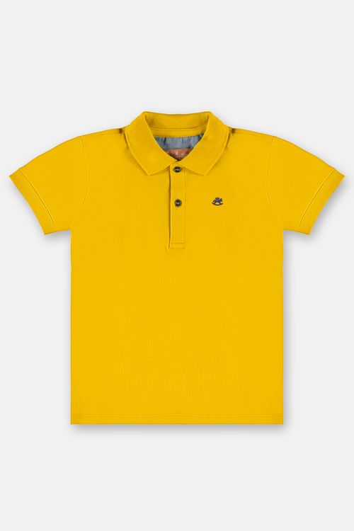 Camisa Polo Básica de Menino (Amarelo) Up Baby